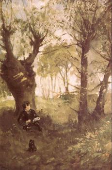 Berthe Morisot : Old Path at Auvers